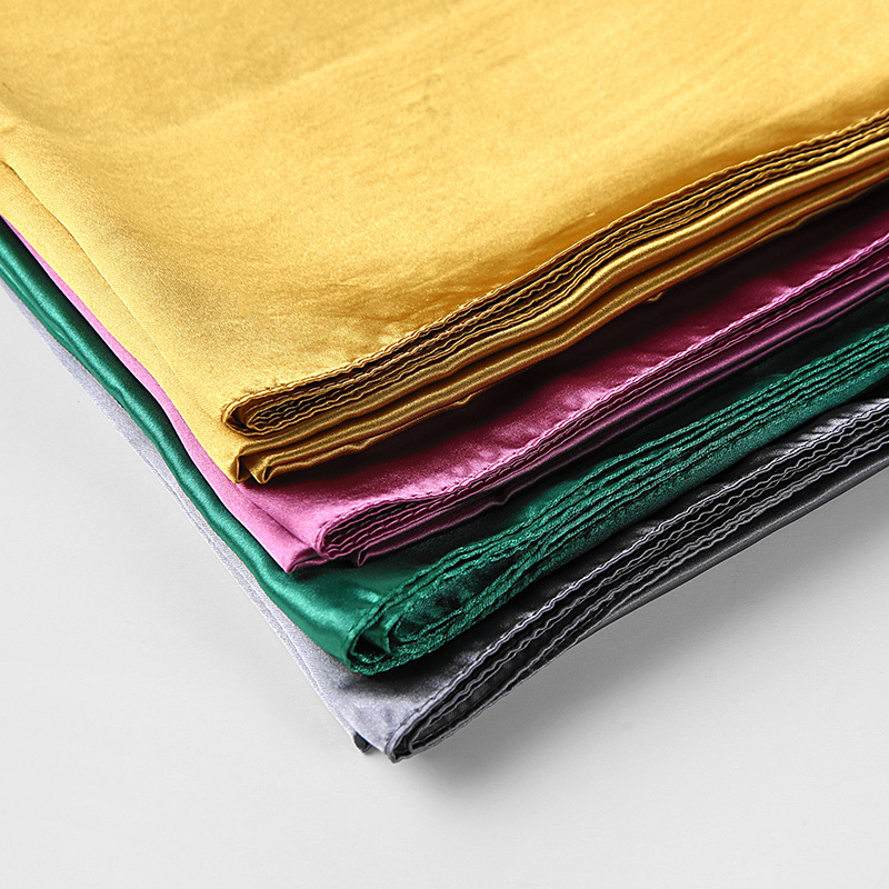90*90cm lenços de seda feminino quadrado cetim hijab cachecol simples lenço xales envolve lenço de cabeça feminino bandana islâmica