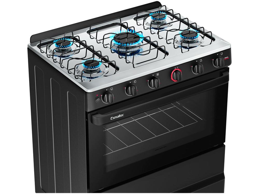 Fogão Elétrico 5 Bocas Esmaltec Ideal Super - Bivolt