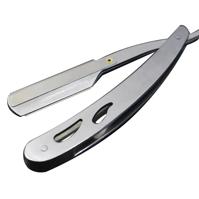 Men Straight Razor Edge Stainless Steel Sharp Barber Razor Professional Manual Shaver Shaving Safety Beard Cutter Shaving Tools