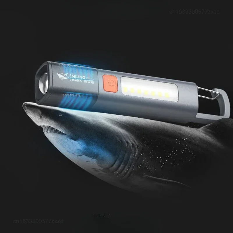 Xiaomi-linterna ABS de iluminación fuerte, minilinterna portátil de carga para exteriores, colgante de acampada, foco telescópico, lámpara lateral COB