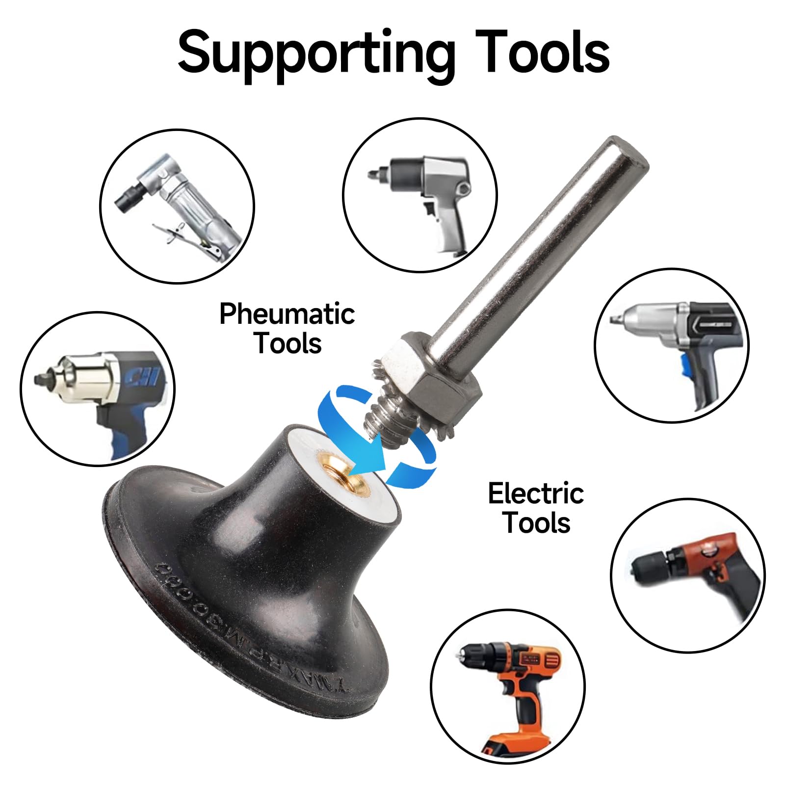 31 Pcs 2 Inch Quick Change Easy Strip Discs for Drills Strip Wheel with1/4" Grinding Discs Die Grinder Attachments for Clean