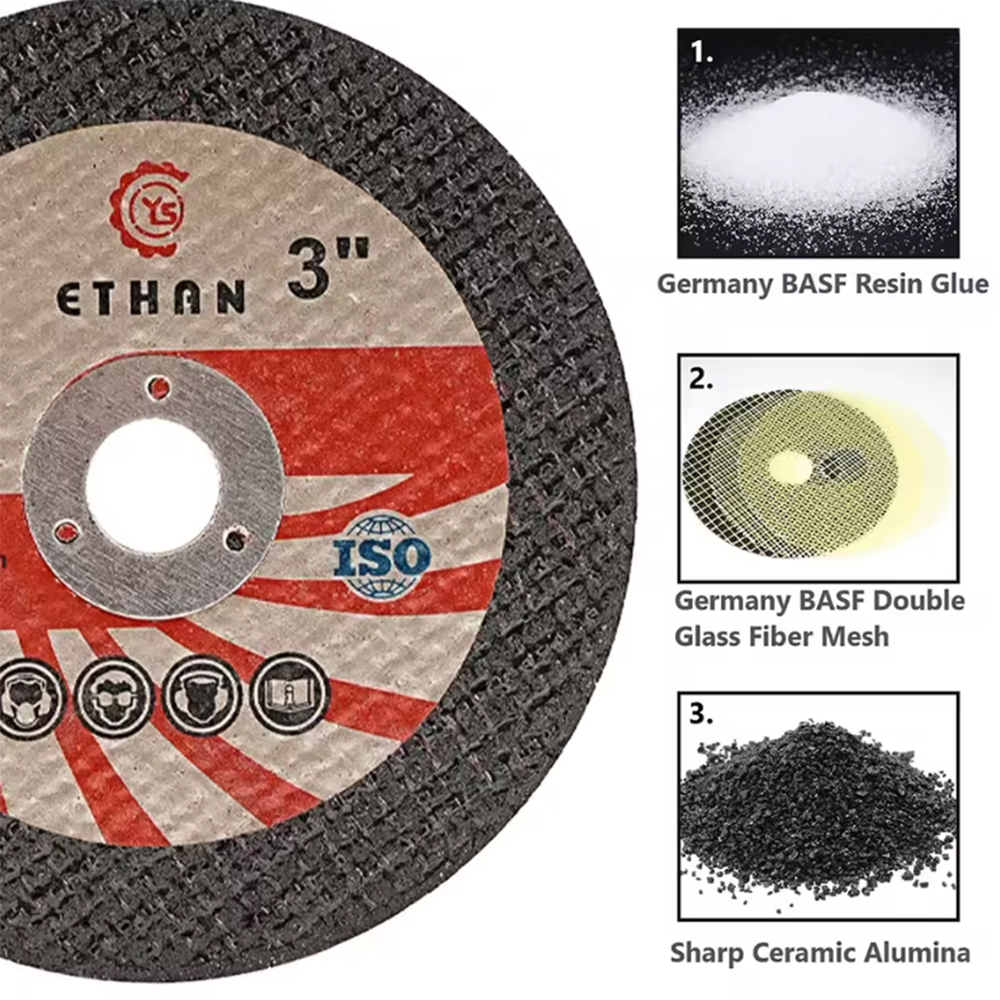5/10 pçs 75mm disco de corte circular lâmina serra rebolo disco moagem para moagem ferro corte ângulo moedor acessório