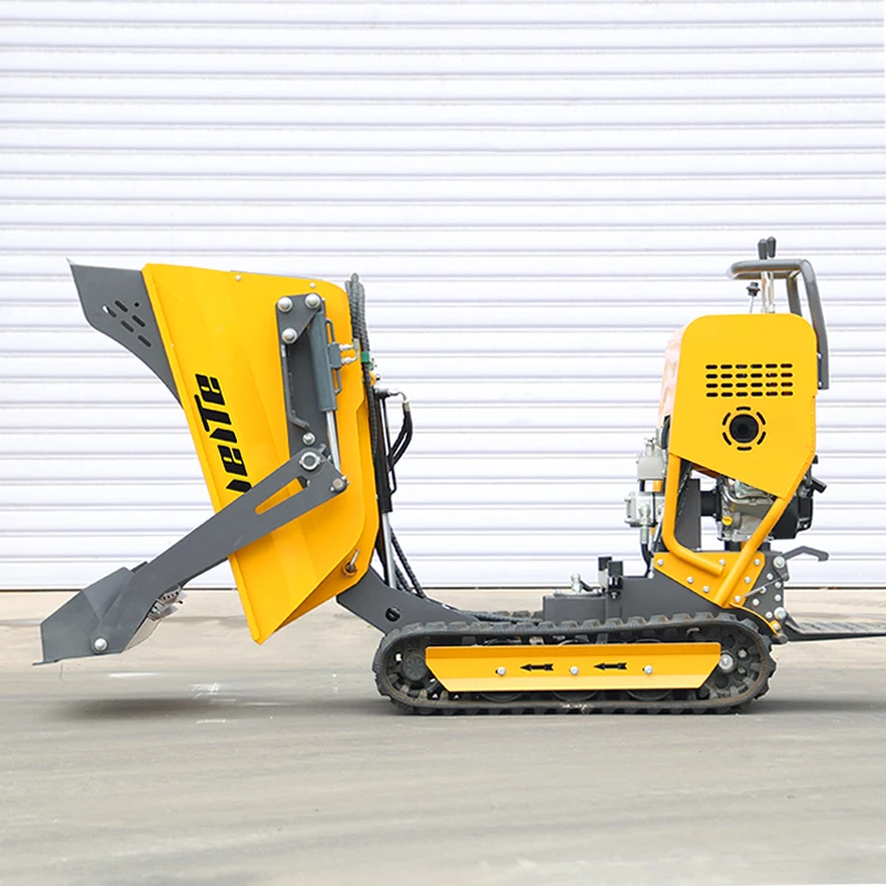 China Customized Mini Dumper 0.5 Ton crawler track dumper high quality Small Dump Truck Available In Stock Tiny Hydraulic dumper