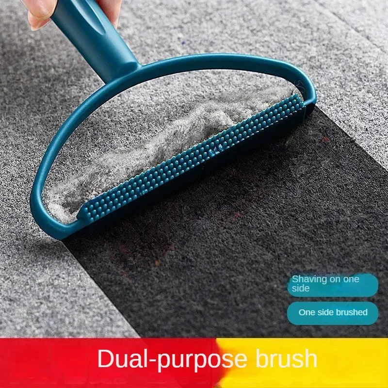 NEW Pet Hair Remover Portable Manual Scraper Lint Cleaner Sticky Brush Cat Hair Removal Brush Hair Removal Tool Cat Accessories