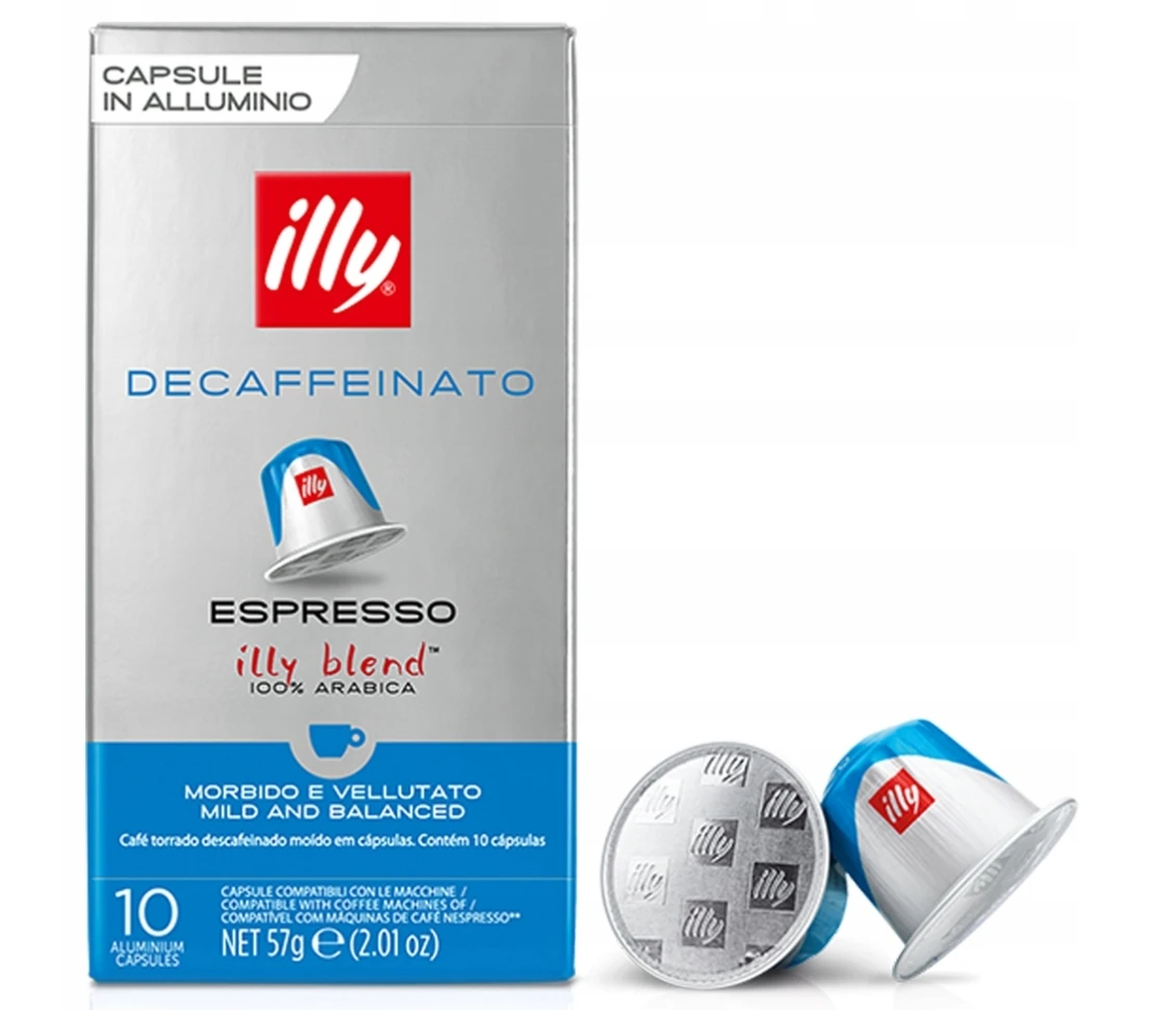 Kapsułki kawy Nespresso Decaffeinato 10szt - Illy