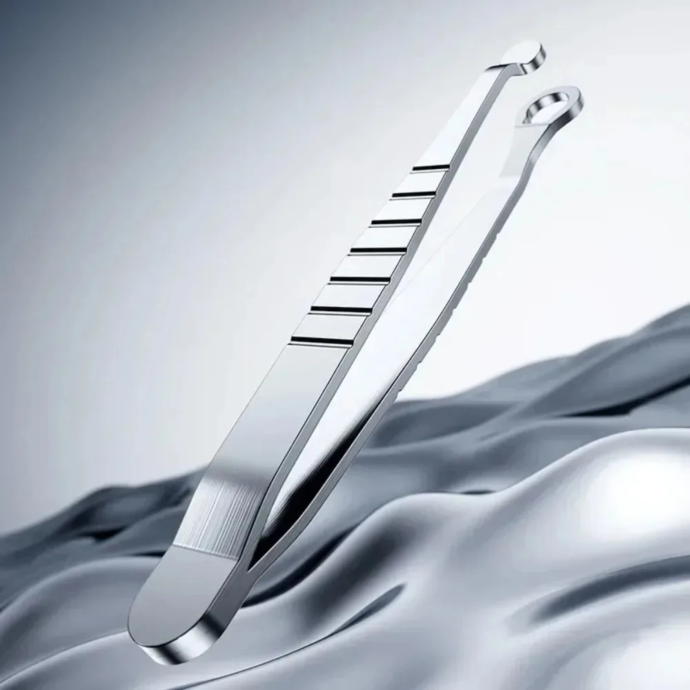 Pinzette universali per tagliare i peli del naso Pinzette per sopracciglia in acciaio inossidabile Taglio dei capelli del naso Manicure Taglio del viso Forbici per trucco Trimmer