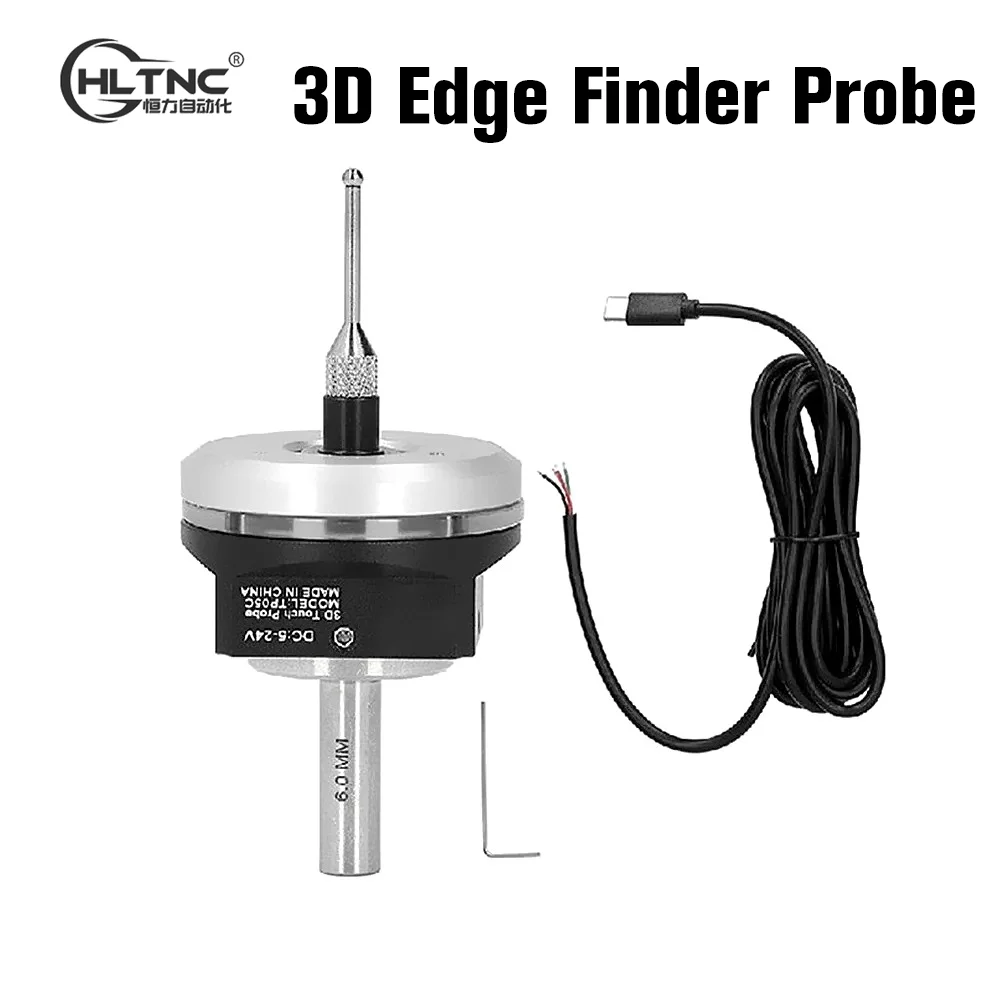 HLTNC 2024 V6 Anti-roll 3D Touch Probe Edge Center Finder Desktop CNC Probe Fit Mach3 and GBRL For CNC Engraver Milling Router