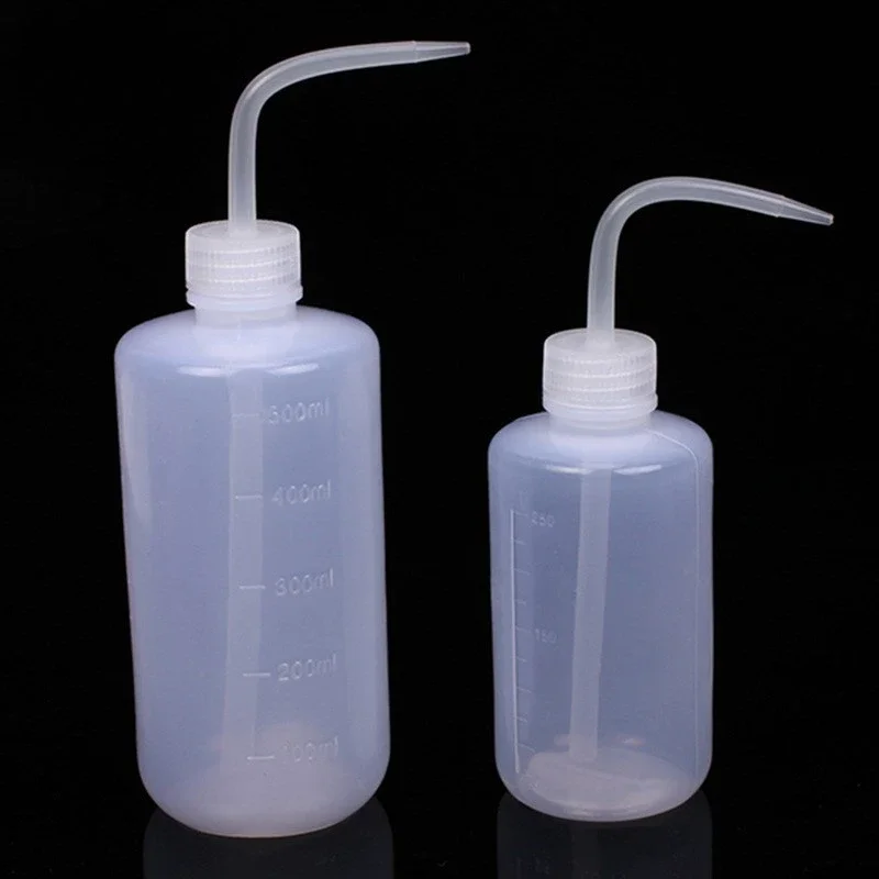 Botella medidora de plástico blanco transparente para laboratorio, herramienta de laboratorio, 250/500ml