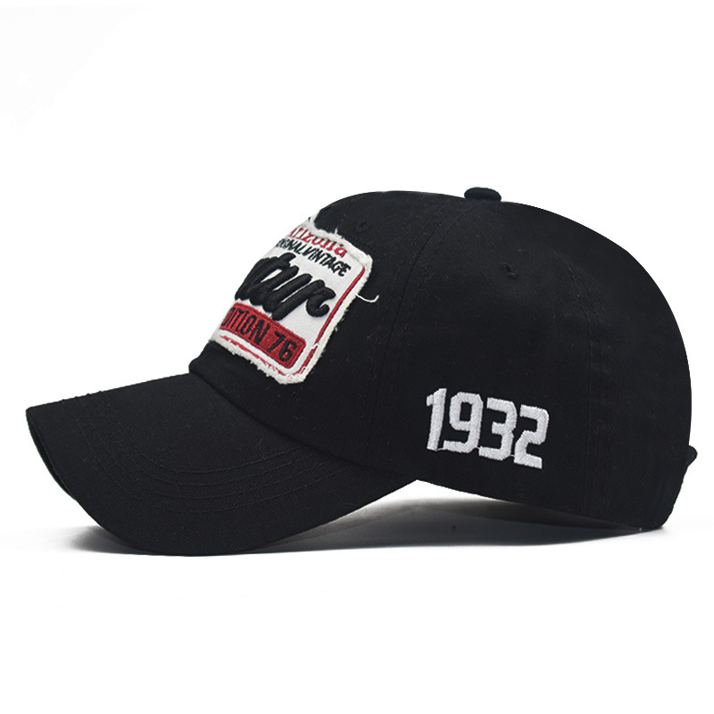 Gorras de béisbol bordadas de algodón lavada 1932, viseras deportivas para hombres y mujeres, gorra Snapback Vintage, sombrero de Hip Hop para adolescentes, sombrero de hueso para papá