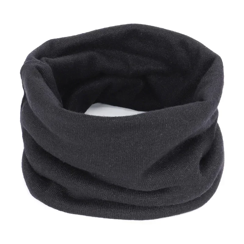 Nuova sciarpa invernale in cashmere per neonate ragazze bambini sciarpe lavorate a maglia silenziatori elastici unisex bambini autunno sciarpa per bambini all'uncinetto