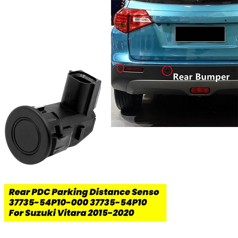 Sensor de distância de estacionamento pdc traseiro do carro 37735-54p10-000 37735-54p10 para suzuki vitara 2015-2020 sensor detector de radar