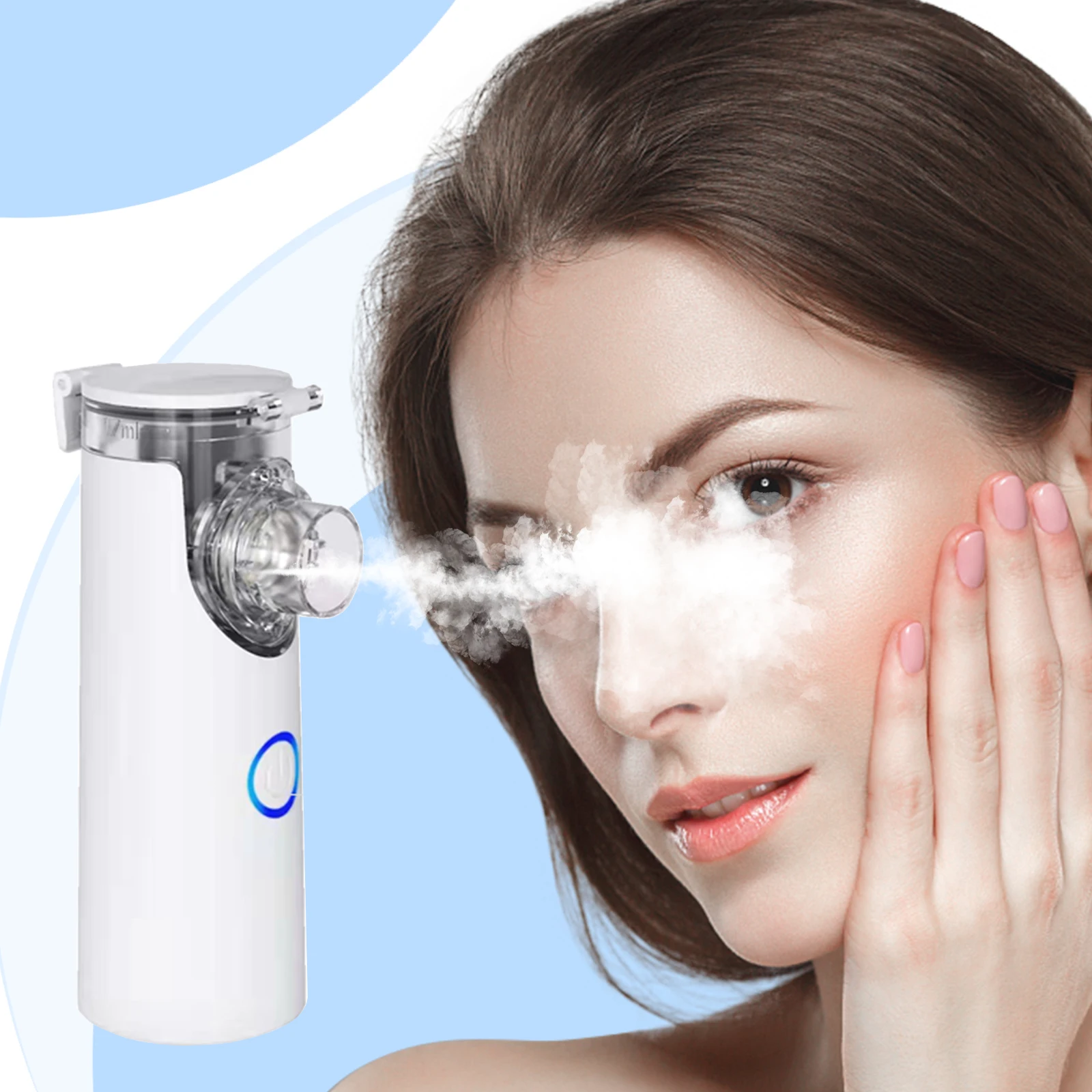 รีไวทัลไลซ์ เครื่องนึ่งและเครื่องทําความชื้นบนใบหน้า |   หมอกนาโนไอออน 2-in-1 สําหรับผิวให้ความชุ่มชื้นและให้ความชุ่มชื้นในอากาศ พร้อมถังเก็บน้ํา