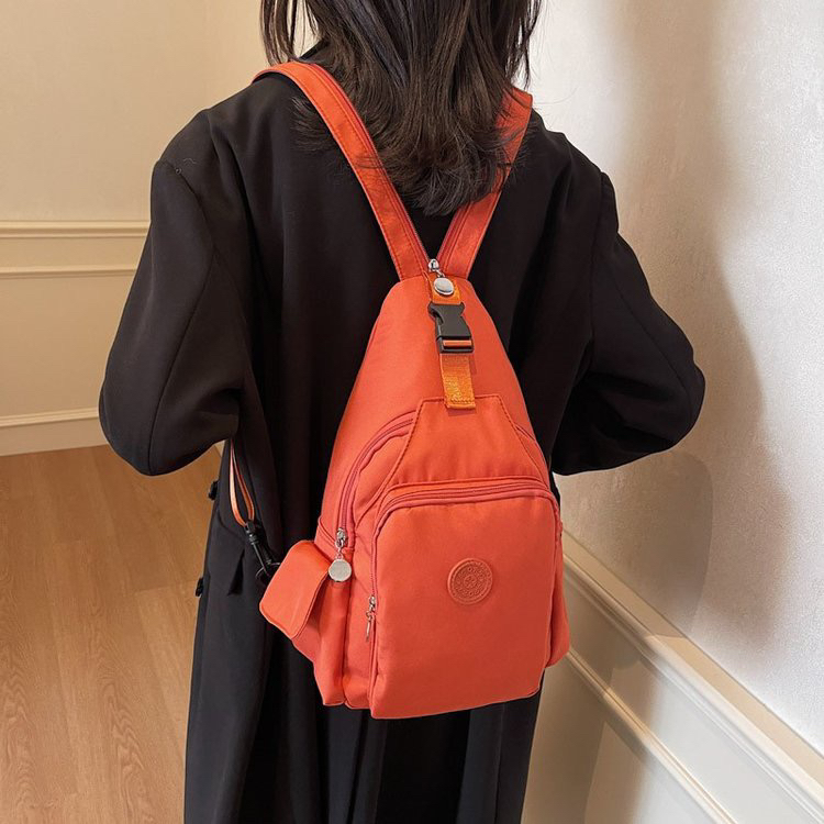 ファッショナブルな多機能 2024 新ダブルショルダーバッグ旅行チェストバッグユニセックスシングルショルダーバックパック学生通勤