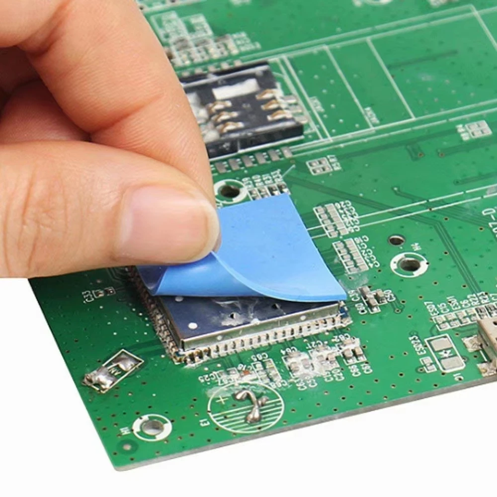 100mm 6.0W/mK PC Computer Processor GPU CPU Heatsink Cooling Thermal Pad High Performance 0.5/1/1.5/2/2.5/3mm Multi Thickness