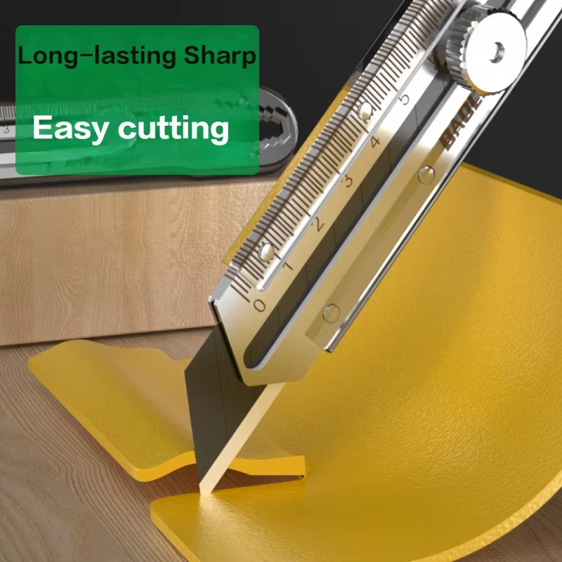 8 In 1 Utility Knife Box Cutter Multipurpose Stainless Steel Retractable Heavy Duty Waterproof Snap off Cutter Knife And Blades
