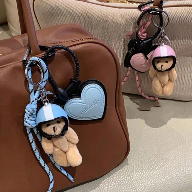 Carino Auto Elettrica Orso Chiave Ciondolo 2024 Nuova Tendenza Giocattolo Bassotto Consegna Ciondolo Peluche Borsa Ciondolo Borsa Da Scuola Per Ragazze