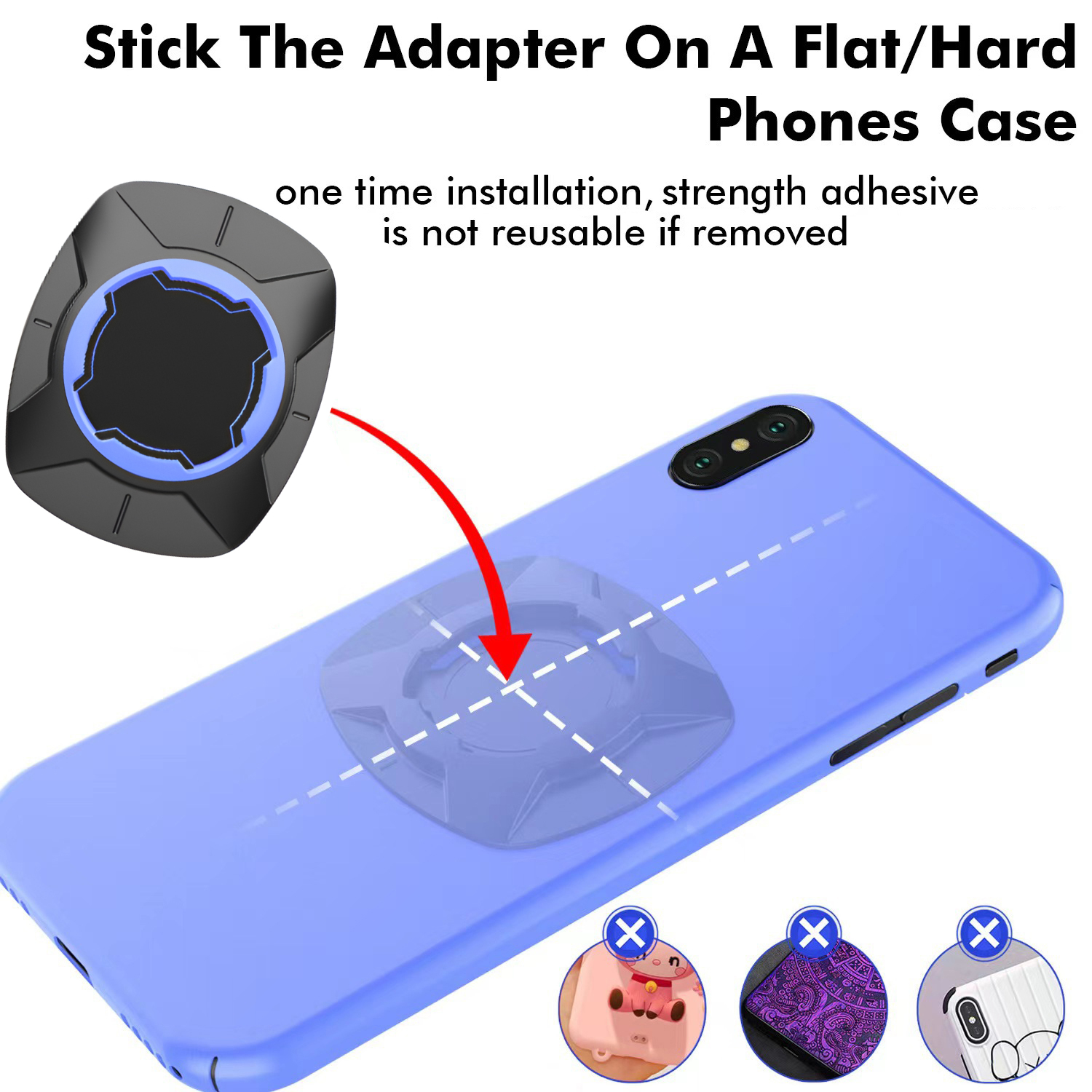 Suporte de telefone para motocicleta, suporte antivibração para celular de bicicleta com amortecedor de vibração, fixação/desembaraço de liberação rápida