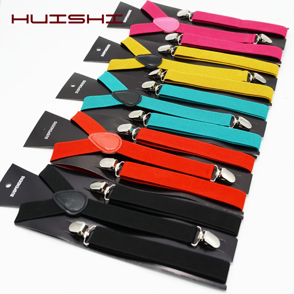 Tirantes para hombre, pajarita de Color sólido, tirantes elásticos de cuero PU para hombre, cinturón, correas ajustables para accesorios de pajarita de boda