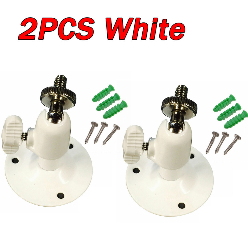 Белый, черный мини-металлический настенный кронштейн для потолочной подставки для штатива камеры видеонаблюдения