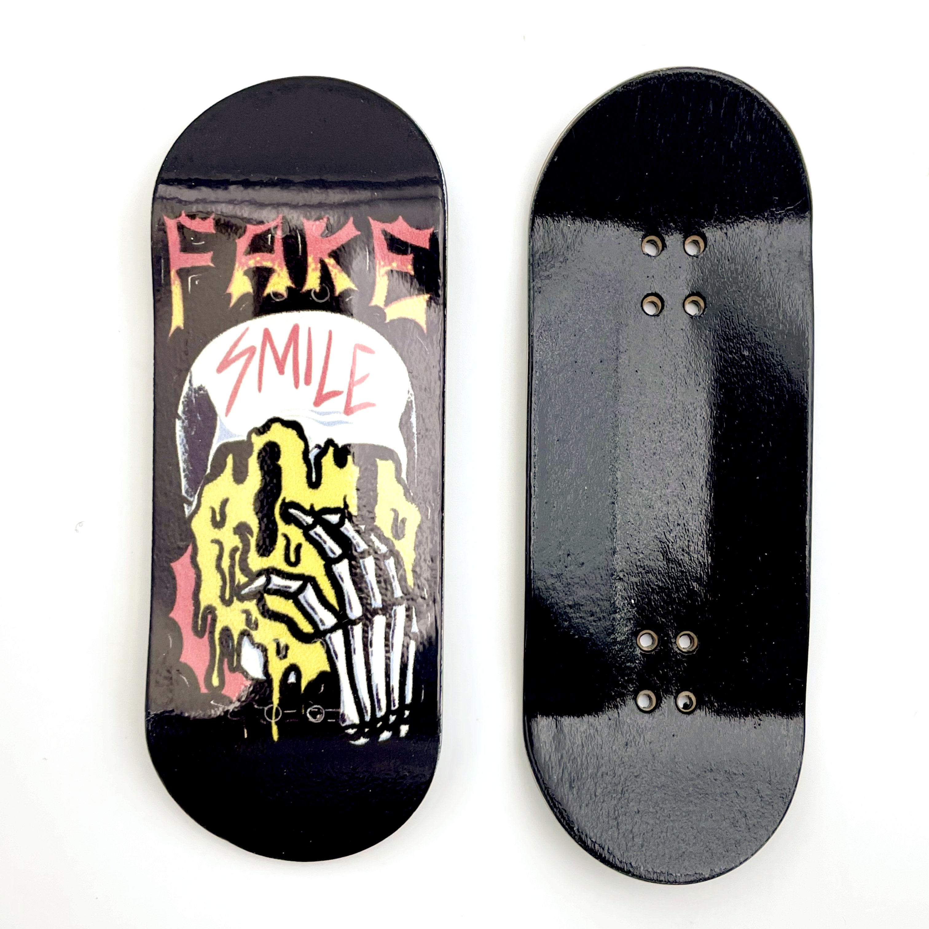 36-mm-Griffbrettdeck mit echtem grafischem Finger-Skateboard-Holzbrett