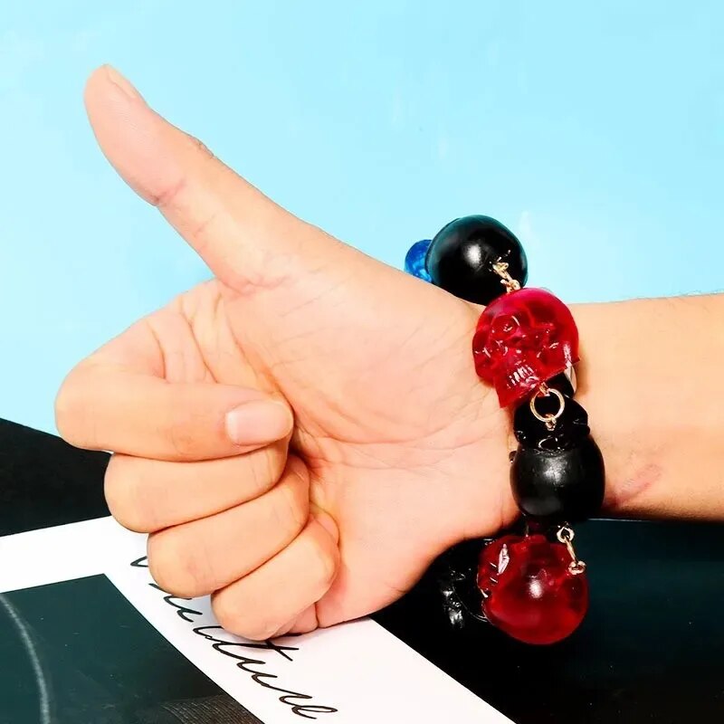 Diy crânio cristal resina epóxi molde crânio pingente pulseira colar molde de silicone