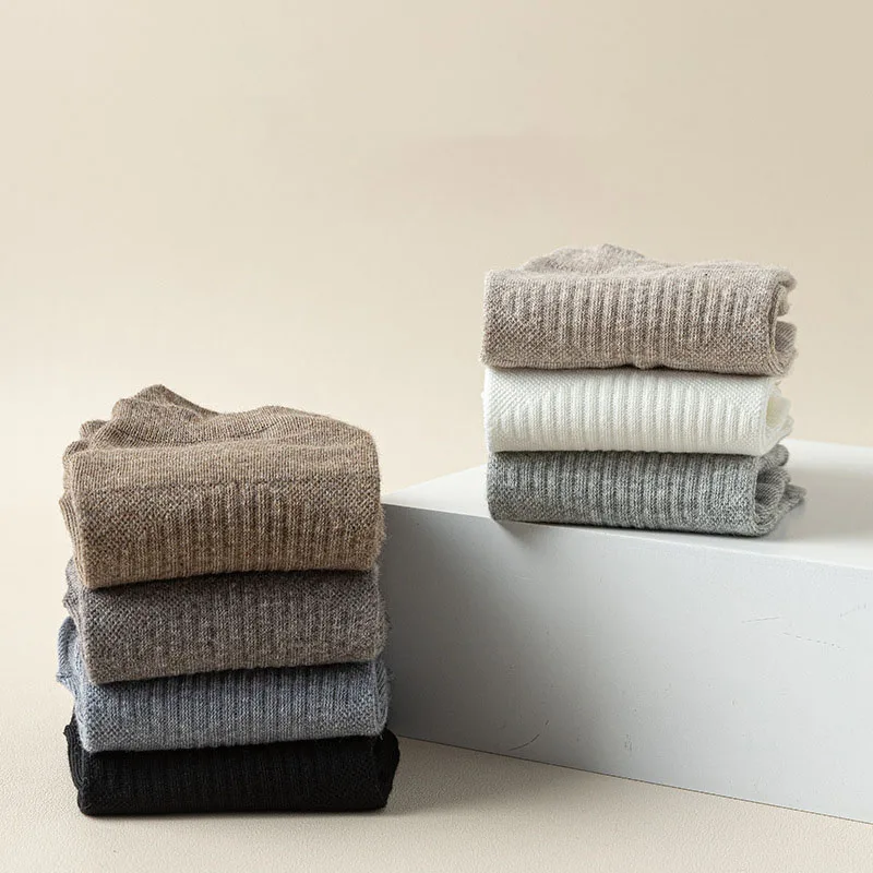 Calcetines cortos de algodón con cinco dedos para hombre, medias transpirables con absorción del sudor, a prueba de olores, hasta el tobillo, para primavera y verano, 2024