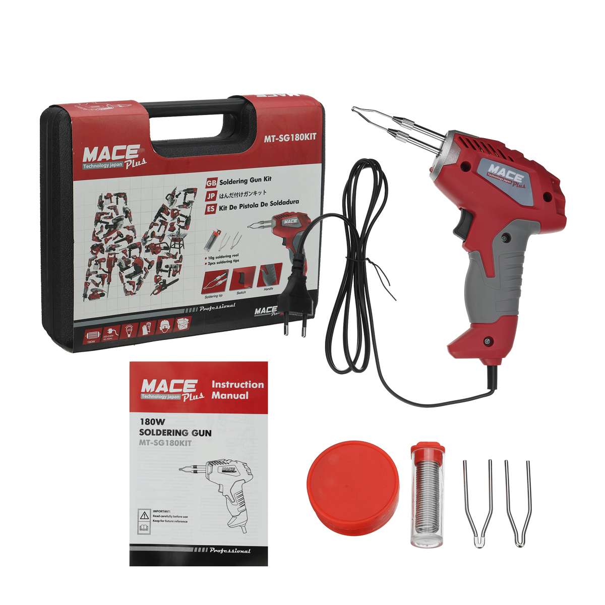 180W Fast ความร้อนไฟฟ้าเกรดอุตสาหกรรม High-power เชื่อมซ่อมเครื่องมือบัดกรีปืน EU Plug Rework Station