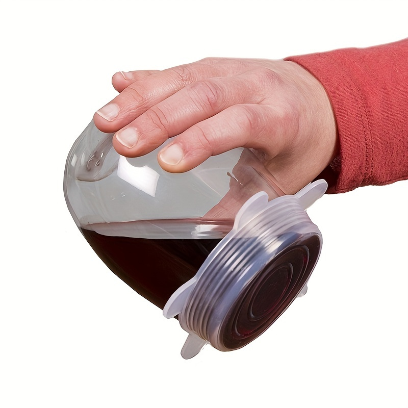 Copertura in silicone Coperchi elasticizzate Riutilizzabili Durevoli per avanzi di cibo fresco Mantieni il cibo fresco Lavabile Pentole Ciotola Copertura per microonde