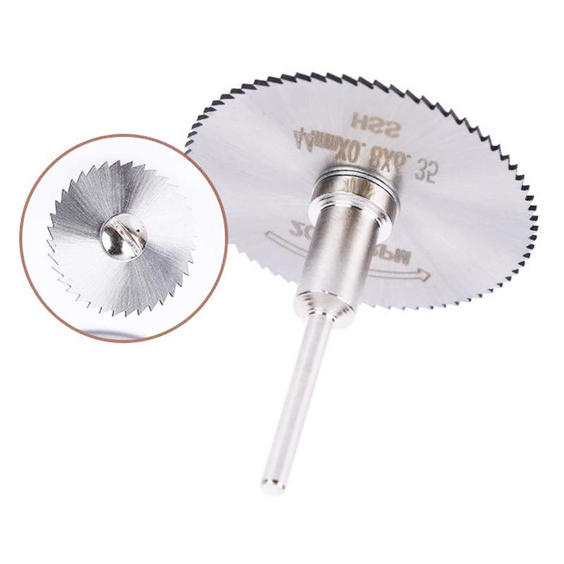25/35/44/50mm HSS 원형 톱 블레이드 Dremel 금속 커터 용 로타리 도구 전동 공구 세트 목재 커팅 디스크 드릴 맨드릴 컷오프