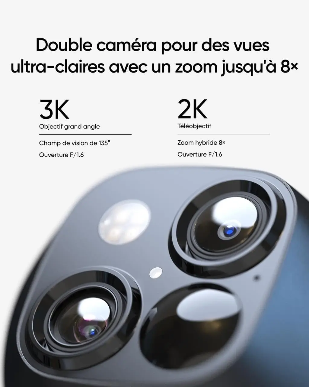 (EU-voorraad) Eufy Security SoloCam S340, camerabewaking buiten, 360° °   Monitoring, geen dode hoek, zonne-energie, 2,4 GHz WLAN
