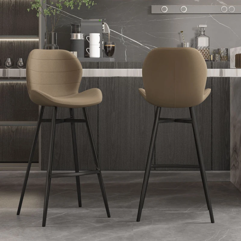 Nordic Home High Stool Internet Celebrity Bar Stool Checkout Page Dedicated Chair Light Luxury Bar Internet Celebrity Stool