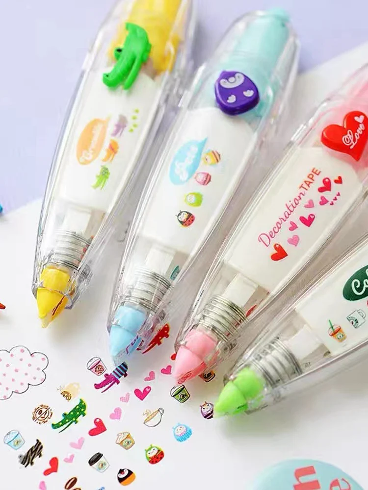 1 nastro correttore dal design meccanico Kawaii carino: perfetto per decorare diari e materiale scolastico