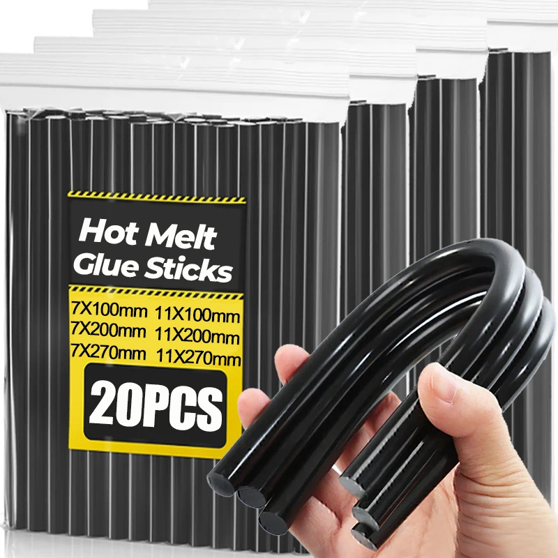 7/11mm Black Hot Melt Glue Stick Car Body Dent Paintless Removal Repair Strip DIY Craft Strong Adhesive Glue Stick Melt Adhesive
