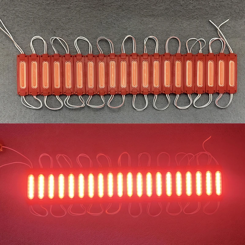 DC24V 20pcs/lot injection with lens COB LED module waterproof LED back light backlight for sign channel letter  2W IP65