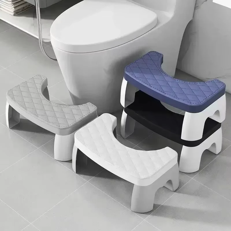 Adult Plastic Anti-slip Toilet Stool,Toilet Foot Stool,Elderly, Children, and Pregnant Women in The Bathroom Squat Toilet Stool