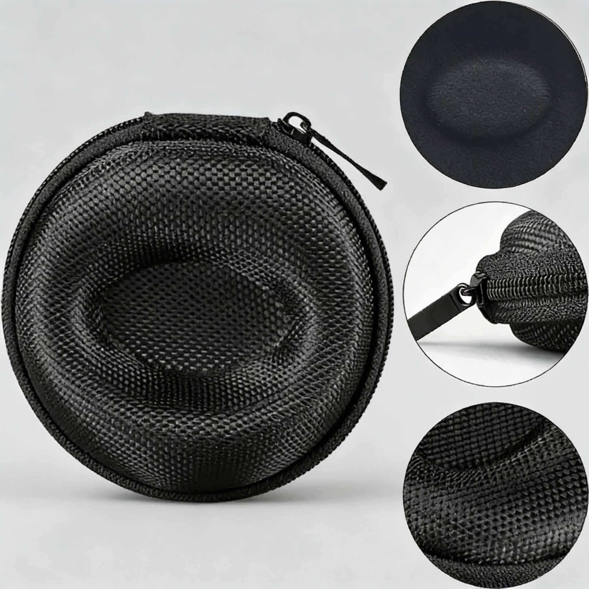 1pc Portable Zipper Travel Watch Case, Dust-proof Single Watch Storage Box for Wristwatches And Smart Watches