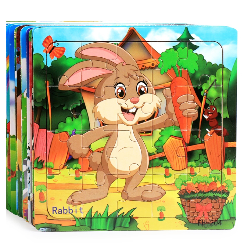 Mới 20 Miếng Montessori 3d Xếp Hình Hoạt Hình Hình Xe Ghép Hình Gỗ Trò Chơi Xếp Hình Đầu Học Tập Đồ Chơi Giáo Dục Cho Trẻ Em