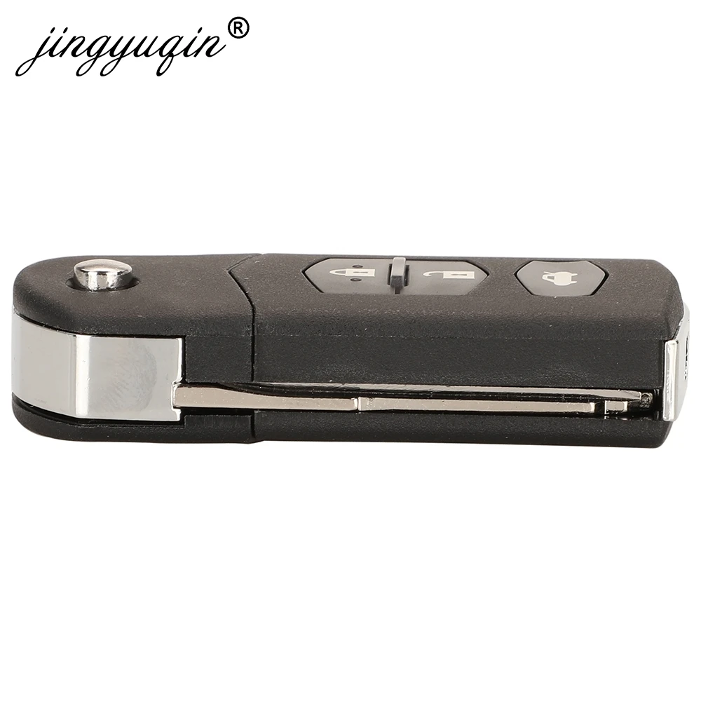 Jingyuqin SKE126-01 llave remota de coche con tapa de 2/3 botones para MAZDA 2 M2 Demio / 3 M3 Axela/5 M5 Premacy / 6 M6 Atenza 8 M8 MPV CX7