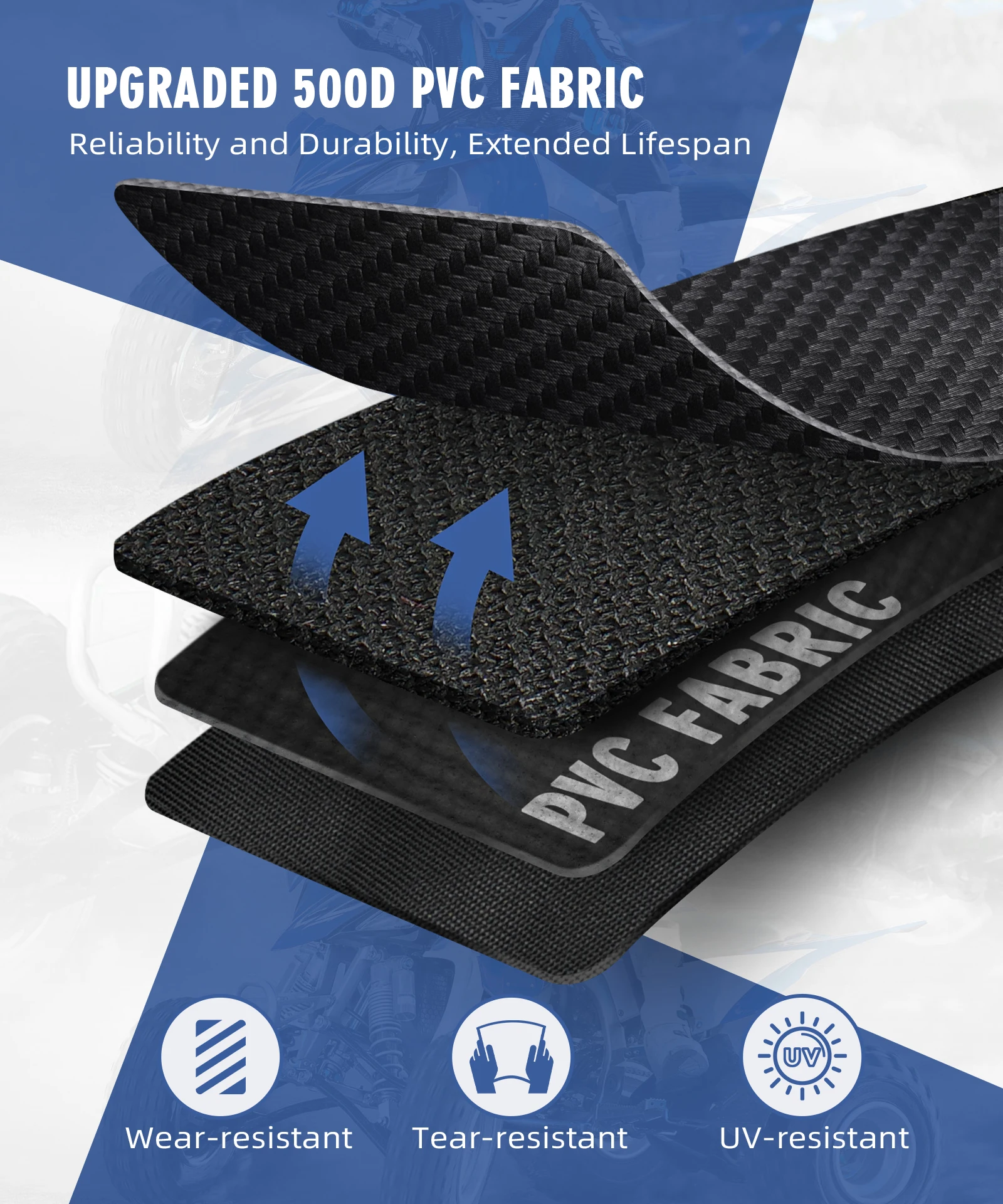 Nicecnc saco de pára-choque dianteiro para yamaha yfz 450 yfz450r yfz450x yfz450se fora de estrada resistente à água pacote de ferramentas atv acessórios de armazenamento