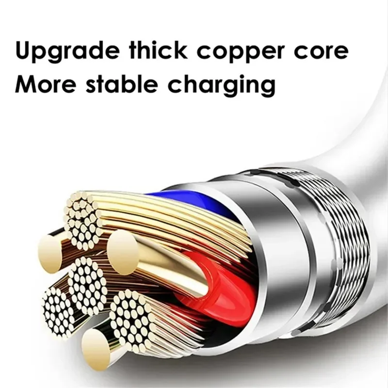 0.25/1/1.5/2m 10A Fast Charging USB C Cable 120W Type C Data Cord For iPhone Samsung Xiaomi 14 Phone Charger 2024 Hot Sale