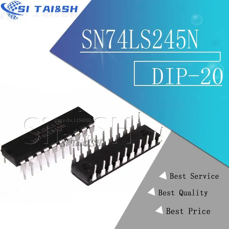 10 Uds SN74LS245N SN74LS245 74LS245N 74LS245 HD74LS245P sistema de datos nuevo y original