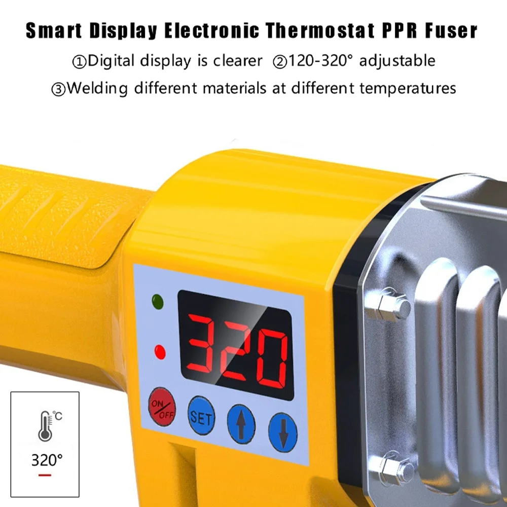 800/1000W Pipe Welding Machine 220V Pipe Welding Iron PB/PP/PE/PPR Pipe Welding Tools, Home Water Pipe Plastic Welding Tools