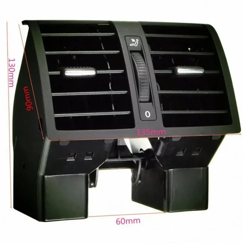 1TD 819203   Auto Airconditioning Achter Vent voor VW Touran Caddy 2004-2015 Airconditioning A/C Air Vent Outlet