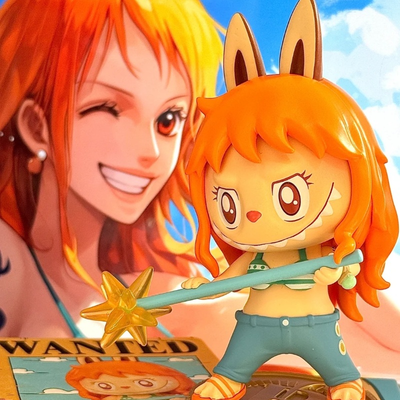 Новая игрушка Labubu'S Linkage Blind Box The Monsters × One Piece Series, коллекция аниме-игрушек, игрушка Labubu, подарок на день рождения