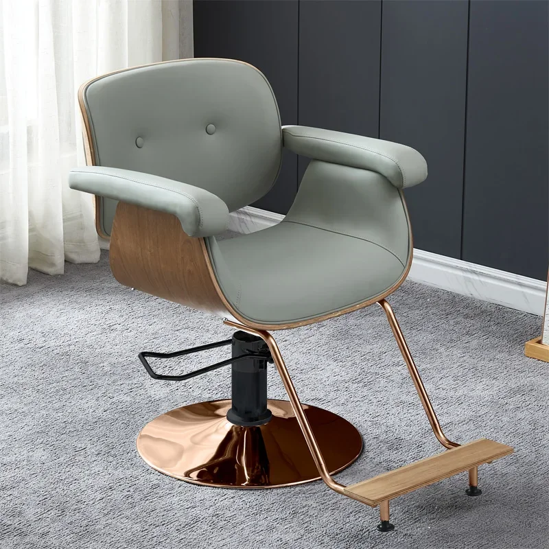 Salon ที่ไม่ซ้ํากันตัดผมเก้าอี้ Professional Simple Nordic Modern ตัดผมเก้าอี้อินเทรนด์สบาย Silla Barbero เฟอร์นิเจอร์เชิงพาณิชย์