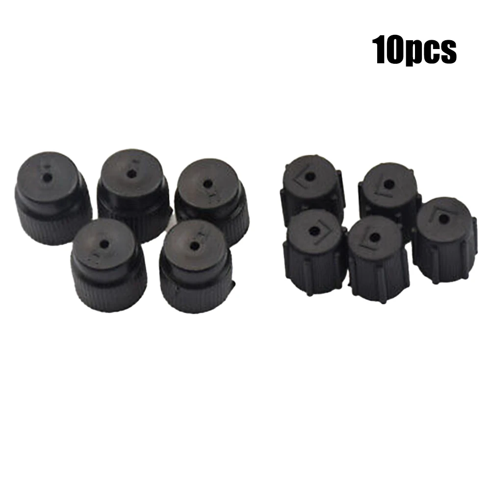 10 X R134a Airconditioning Cap AC Afdichting Cap 5 stks Hoge Druk 16mm + 5 stks Auto Poort Opladen AC Systeem Caps Accessoires