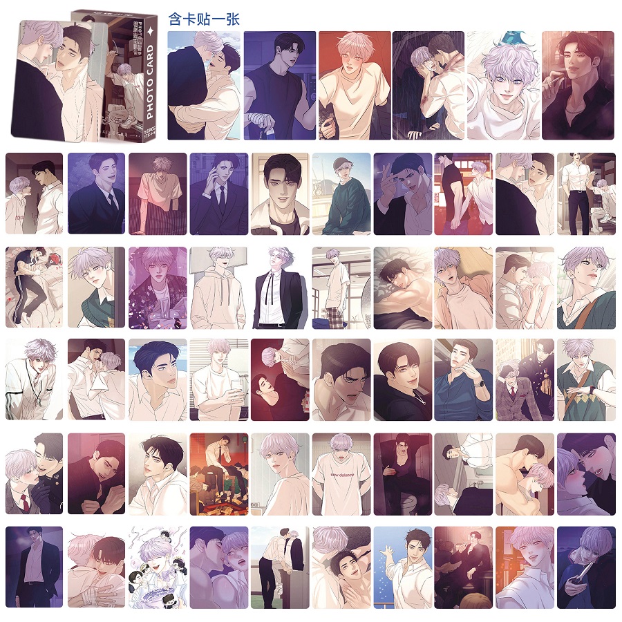 56 ชิ้น/เซ็ตเกาหลี Manhwa เลเซอร์การ์ด Lomo Jooha Dooshik ตัวการ์ตูน HD Photocard คอสเพลย์ของขวัญ