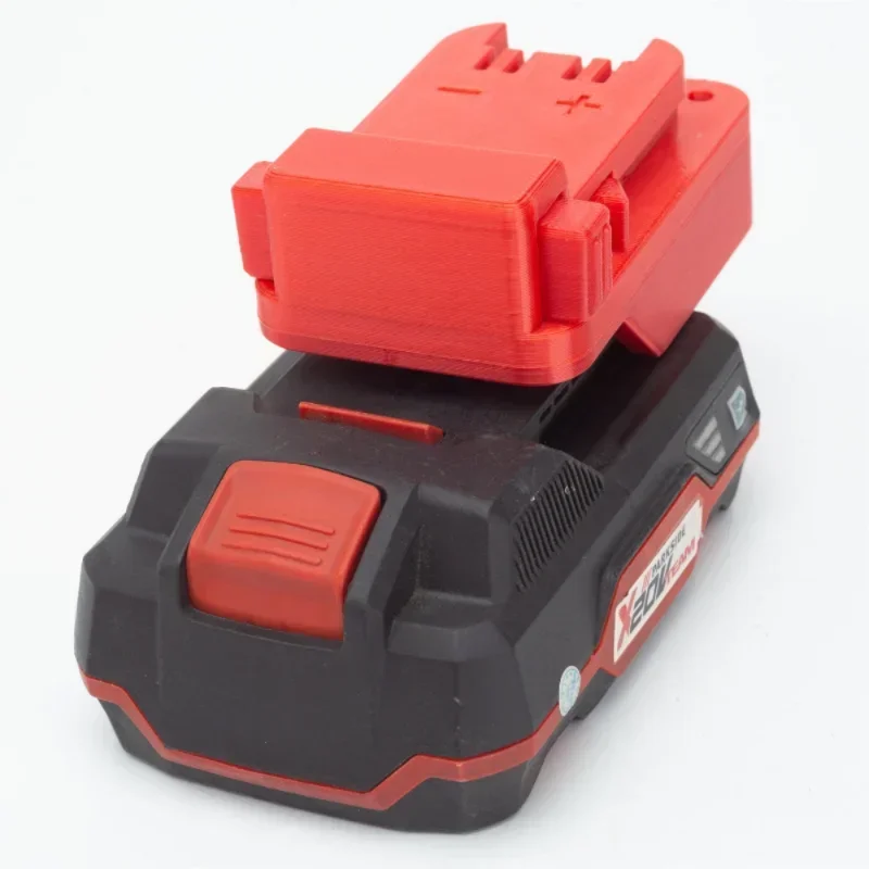 Adaptador de conversión de batería para Lidl Parkside X20V Team Li-ion a herramientas inalámbricas Milwaukee de 18 V (no incluye herramientas ni batería)