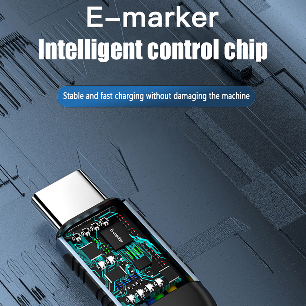 UGOURD PD240W Ultra Fast Charge Cable Type Usb C 100W type c Charger Cable for iphone 15 xiaomi MacBook Pro With E-Marker chip