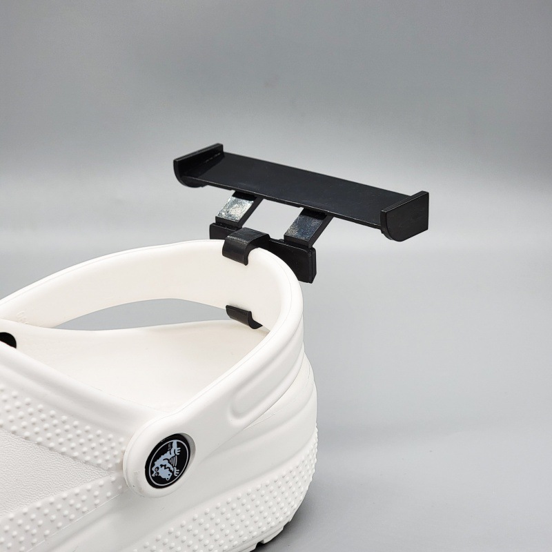 2pcs/lot spoiler wing for shoe buckles sandals charms fluorescence Cave Slipper tail decoration accessories kids adults gift